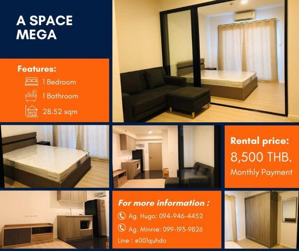 รูป 🏙️ For Rent & Sale 🔑 A Space Mega 🔑 NO-005 - รูปที่ 1/9