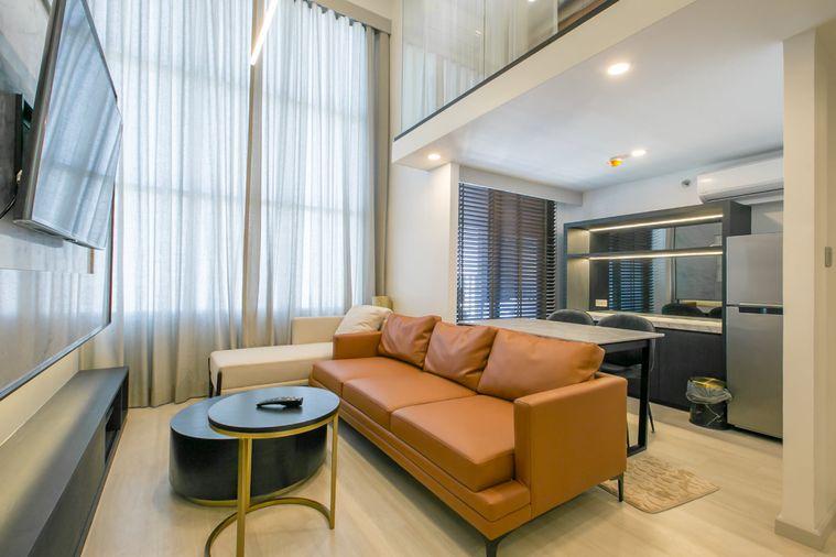 รูป ห้องว่าง* ✅ ✅ ให้เช่า - Knightsbridge Prime Sathorn , Luxury Duplex 2 ห้องนอน พร้อมเข้าอยู่ ติดต่อไลน์ @bktasset หรือโทร 095-325-8928 - รูปที่ 2/12