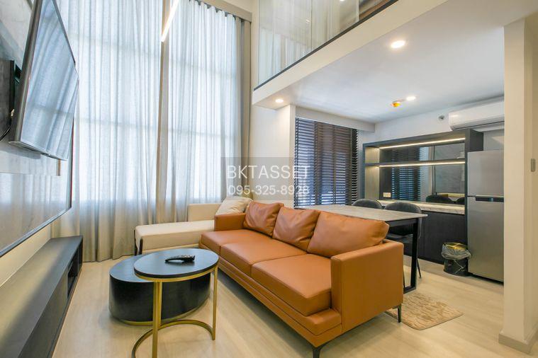 รูป ห้องว่าง* ✅ ✅ ให้เช่า - Knightsbridge Prime Sathorn , Luxury Duplex 2 ห้องนอน พร้อมเข้าอยู่ ติดต่อไลน์ @bktasset หรือโทร 095-325-8928 - รูปที่ 2/12