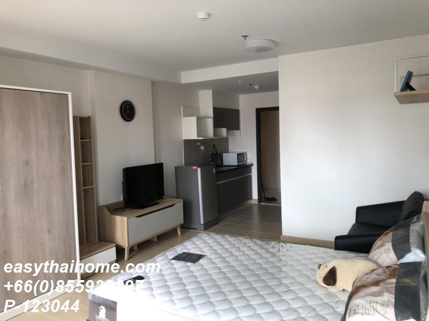รูป P-123044 ให้เช่า  ศุภาลัย ซิตี้ รีสอร์ท พระราม 8 | ห้องสตูดิโอ | วิวเมือง  | เฟอร์นิเจอร์ครบ | พร้อมเข้าอยู่📞 Line ID: @easythaihome | 085-592-2897 - รูปที่ 9/10