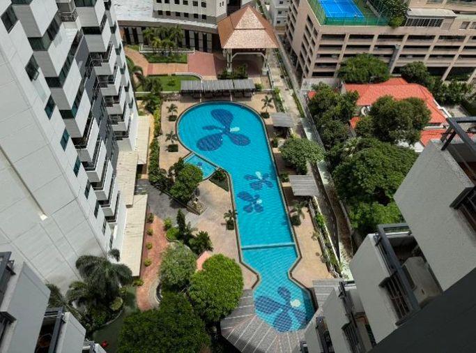 รูป 🔥 ให้เช่า Sathorn Gardens ห้องใหญ่ 93 ตร.ม. 2 นอน 2 น้ำ  ใกล้ BTS ศาลาแดง / MRT ลุมพินี📞0930547992 คุณเจ - รูปที่ 9/9