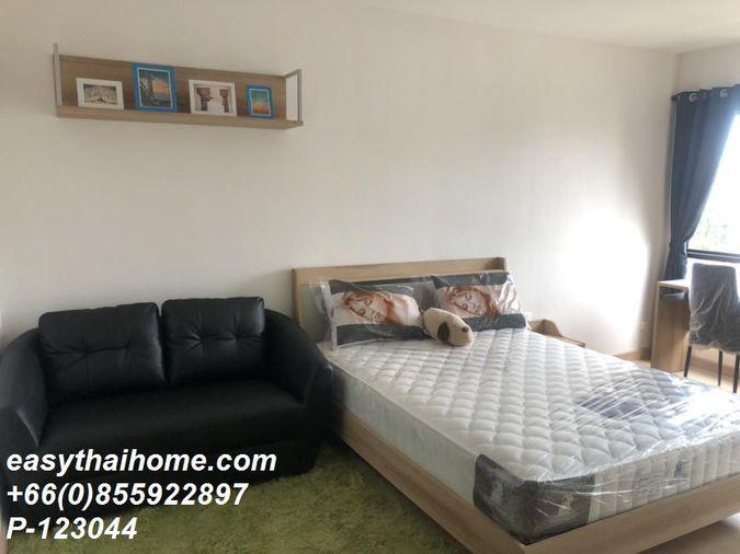 รูป P-123044 ให้เช่า  ศุภาลัย ซิตี้ รีสอร์ท พระราม 8 | ห้องสตูดิโอ | วิวเมือง  | เฟอร์นิเจอร์ครบ | พร้อมเข้าอยู่📞 Line ID: @easythaihome | 085-592-2897 - รูปที่ 6/10