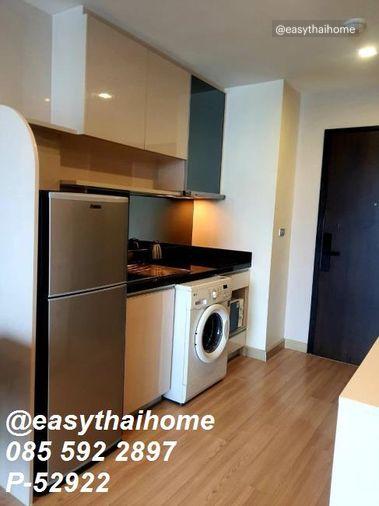 รูป P-52922 ให้เช่าใกล้ BTS พระโขนง 🔥 Sky Walk Condominium ชั้น 21 ห้องกระจกโค้ง วิวพาโนรามา 180 องศา Line ID: @easythaihome 085-592-2897 - รูปที่ 5/8