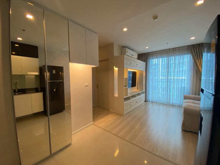 picture ✨ New & Spacious! Pool view | Quinn Ratchada 17 near MRT Sutthisan 65sqm 2Bed 34,500/m Ready to move | Free viewing, Text now! ⚡ - 10/14