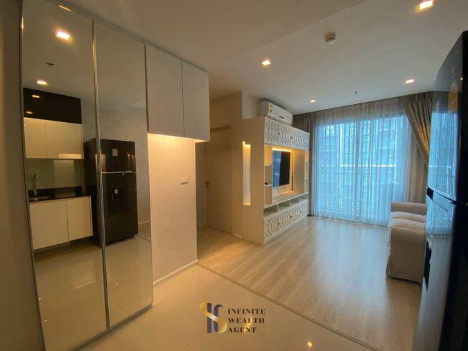 picture ✨ New & Spacious! Pool view | Quinn Ratchada 17 near MRT Sutthisan 65sqm 2Bed 35,000/m Ready to move | Free viewing, Text now! ⚡ - 10/14