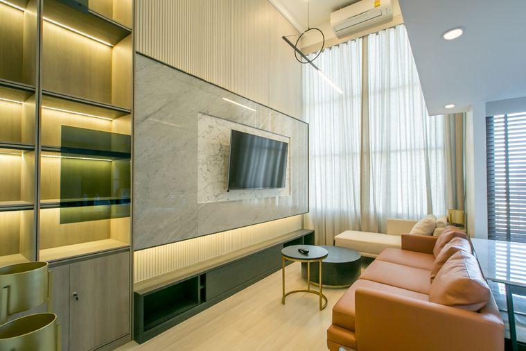 รูป ห้องว่าง* ✅ ✅ ให้เช่า - Knightsbridge Prime Sathorn , Luxury Duplex 2 ห้องนอน พร้อมเข้าอยู่ ติดต่อไลน์ @bktasset หรือโทร 095-325-8928 - รูปที่ 1/12