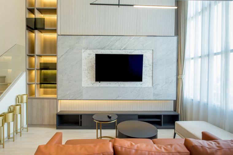 รูป ห้องว่าง* ✅ ✅ ให้เช่า - Knightsbridge Prime Sathorn , Luxury Duplex 2 ห้องนอน พร้อมเข้าอยู่ ติดต่อไลน์ @bktasset หรือโทร 095-325-8928 - รูปที่ 3/12