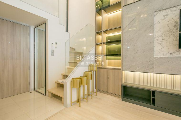 รูป ห้องว่าง* ✅ ✅ ให้เช่า - Knightsbridge Prime Sathorn , Luxury Duplex 2 ห้องนอน พร้อมเข้าอยู่ ติดต่อไลน์ @bktasset หรือโทร 095-325-8928 - รูปที่ 6/12