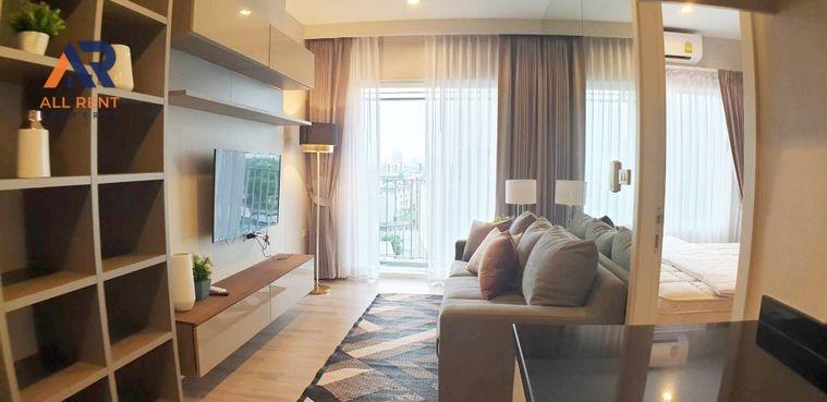 รูป 🔥 Amber by Eastern Star ห้องสวย 1 Bedroom ขนาด 35 ตร.ม. ชั้น 9 วิวเมือง ทำเลนนทบุรี ใกล้ MRT แยกนนทบุรี 1 เพียง 12,000 บาท/เดือน! 🏙️✨ - รูปที่ 3/6