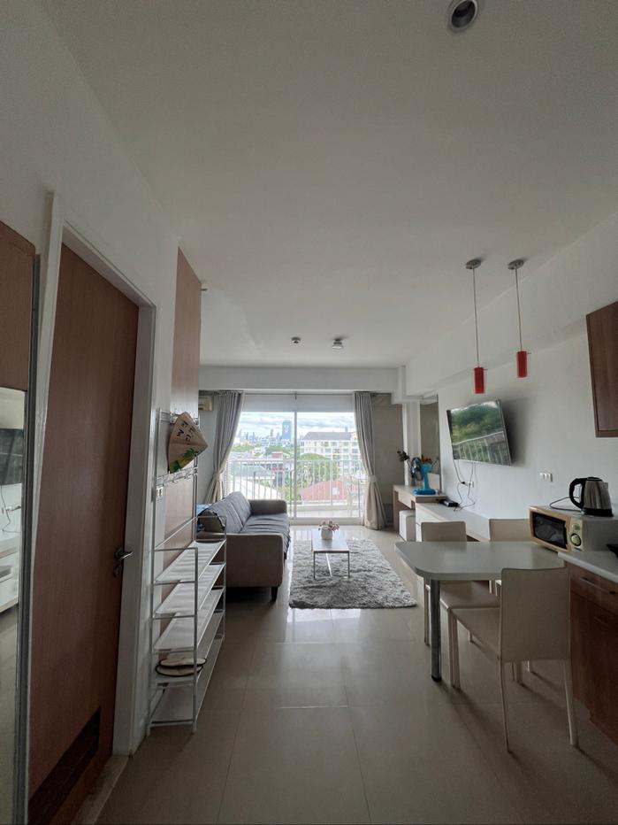 รูป Nice view, spacious studio 38.6 sqm, high floor  - รูปที่ 2/28