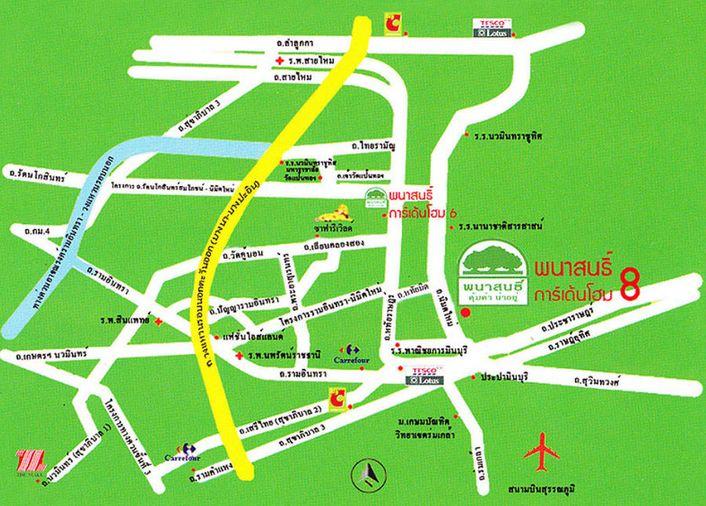 รูป Call : 081-692-3536 หมู่บ้านพนาสนธิ์ การ์เด้นโฮม 8 ซอยนิมิตรใหม่ 12 เขตคลองสามวา (พร้อมผู้เช่า) บ้านเดี่ยว 50 ตารางวา 3 นอน 2 น้ำ ใกล้ตลาดมีนบุรี - รูปที่ 7/8