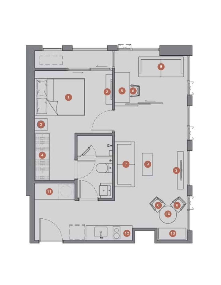 picture 🏢 Condo for Sale : Chapter Chula - Samyan   Property Code | LNP-C14510  - 5/5