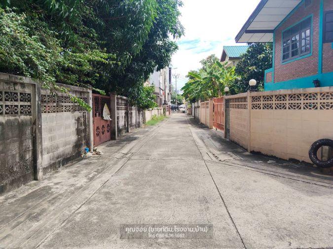 รูป ที่ดิน แปลงมุม ใกล้ถนนใหญ่ ถ. นครอินทร์ ตำบลตลาดขวัญ อำเภอเมืองนนทบุรี นนทบุรี (ใกล้ บิ๊กซี ติวานนท์ , MRT แยกติวานนท์ ) - รูปที่ 3/7