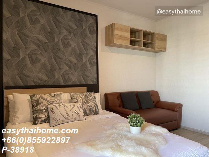รูป P-38918 ให้เช่า ไอดีโอ สุขุมวิท 93| ห้องสตูดิโอ | วิวเมือง | ชั้น 8 อาคาร B | พร้อมเข้าอยู่ 📞 Line ID: @easythaihome | 085-592-2897 - รูปที่ 2/5