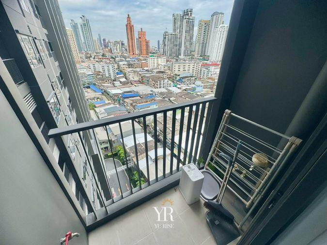 รูป Life Rama 4-Asoke ปล่อยเช่า ห้องสวย วิวดี ไม่มีตึกบัง มองเห็นทั่วทั้งเมือง เฟอร์นิเจอร์ครบ 1 ห้องนอน 1 ห้องน้ำ - รูปที่ 3/6