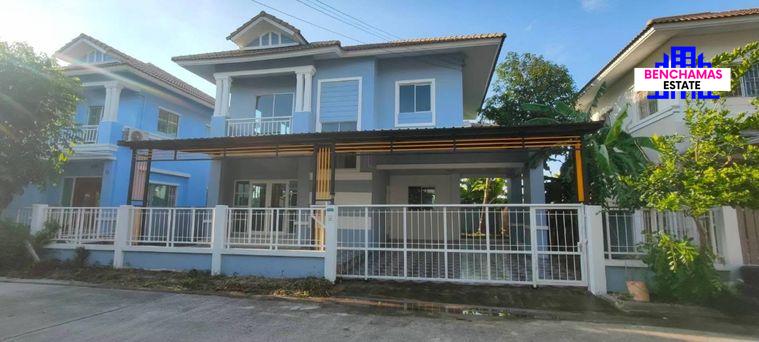 รูป 🏠 ขายบ้านเดี่ยว 2 ชั้น บ้านบุรีรมย์ ดิอินโนเวชั่น เทพารักษ์-สุวรรณภูมิ | Baan Burirom The Innovation Theparak-Suvarnabhumi | MRT ศรีด่าน - รูปที่ 1/12