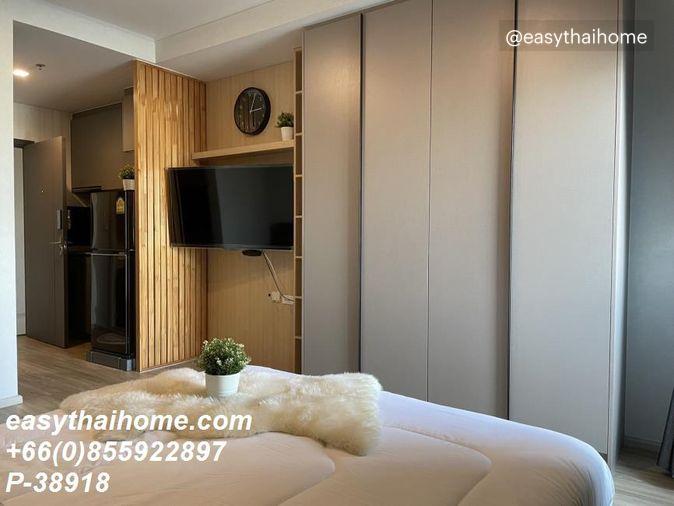 รูป P-38918 ให้เช่า ไอดีโอ สุขุมวิท 93| ห้องสตูดิโอ | วิวเมือง | ชั้น 8 อาคาร B | พร้อมเข้าอยู่ 📞 Line ID: @easythaihome | 085-592-2897 - รูปที่ 3/5