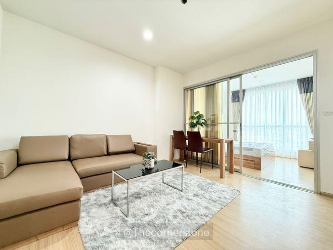 picture Ready to move in❗️"𝐑𝐡𝐲𝐭𝐡𝐦 𝐑𝐚𝐭𝐜𝐡𝐚𝐝𝐚-𝐇𝐮𝐚𝐢𝐤𝐡𝐰𝐚𝐧𝐠" 1 Bedroom 36 Sq.m. High floor Near : MRT-Huaikhwang - 1/15
