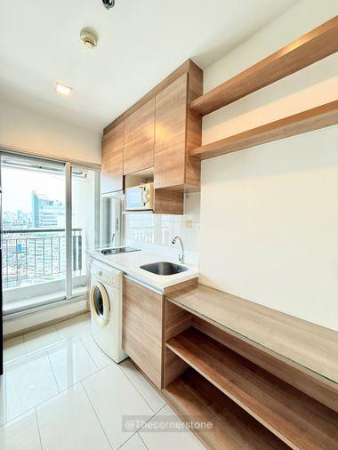 picture Ready to move in❗️"𝐑𝐡𝐲𝐭𝐡𝐦 𝐑𝐚𝐭𝐜𝐡𝐚𝐝𝐚-𝐇𝐮𝐚𝐢𝐤𝐡𝐰𝐚𝐧𝐠" 1 Bedroom 36 Sq.m. High floor Near : MRT-Huaikhwang - 9/15