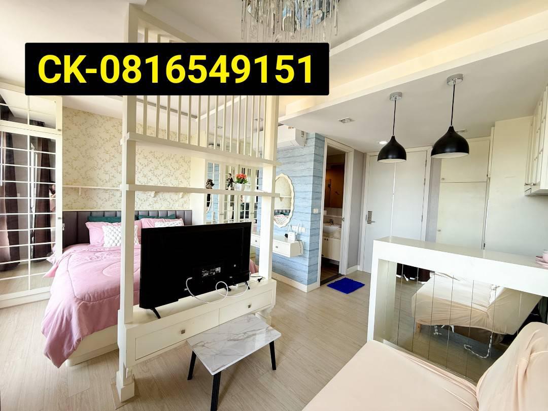 รูป ขายคอนโดวิวทะเล บางแสน ห้องสวย ชั้นบนสุด วิวทะเล The Patio อาคารB  ใกล้มหาวิทยาลัยบูรพา 081-654-9151 - รูปที่ 5/12