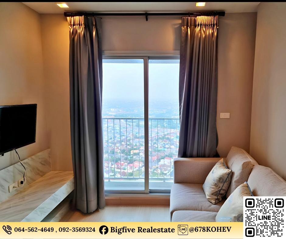 รูป    A69-095  เช่าคอนโด Casa Condo Bangyai เครื่องใช้ไฟฟ้าครบ ห้องสวย ติดรถไฟฟ้า MRT สามแยกบางใหญ่✨ - รูปที่ 2/11
