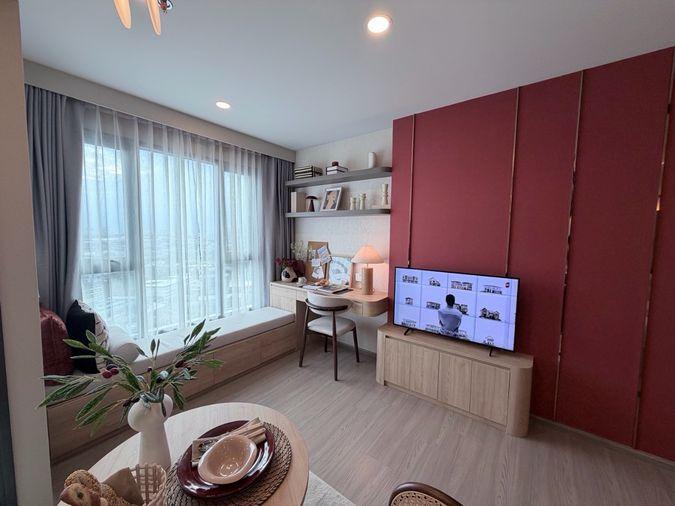 รูป Aspire Sukhumvit-Rama 4 34 ตร.ม. 1 ห้องนอน พร้อมอยู่ เฟอร์ครบ จบค่าใช้จ่ายด้วยฟรีค่าโอน - รูปที่ 2/6