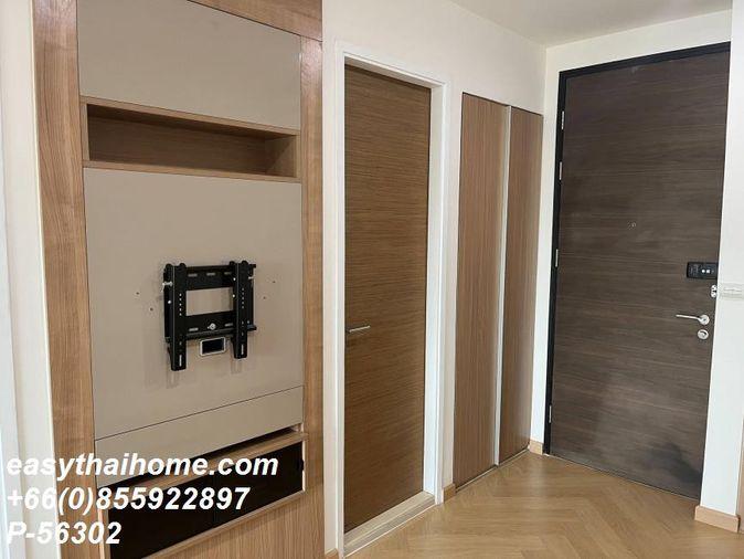 รูป P-56302 ให้เช่า  (ริทึ่ม สุขุมวิท 50) | 35 ตร.ม. | วิวเมือง | ชั้น 14 | เฟอร์นิเจอร์ครบ | พร้อมเข้าอยู่ 📞 Line ID: @easythaihome | 085-592-2897 - รูปที่ 4/10