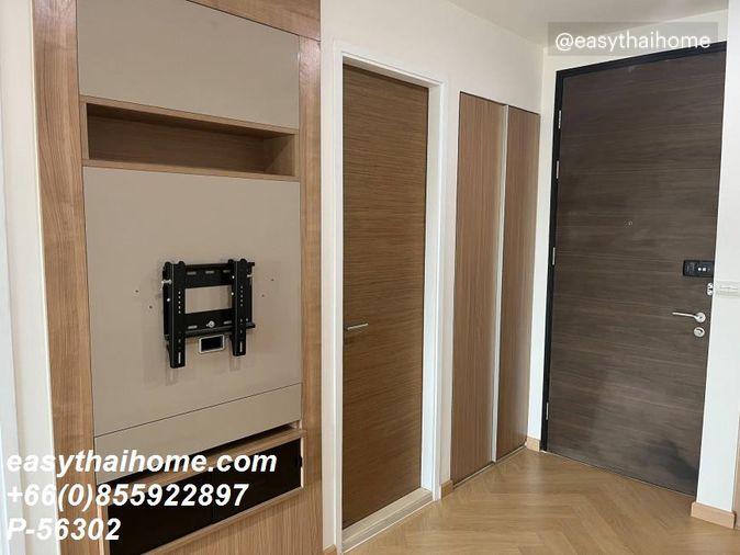 รูป P-56302 ให้เช่า (ริทึ่ม สุขุมวิท 50) | 35 ตร.ม. | วิวเมือง | ชั้น 14 | เฟอร์นิเจอร์ครบ | พร้อมเข้าอยู่ 📞 Line ID: @easythaihome | 085-592-2897 - รูปที่ 4/10