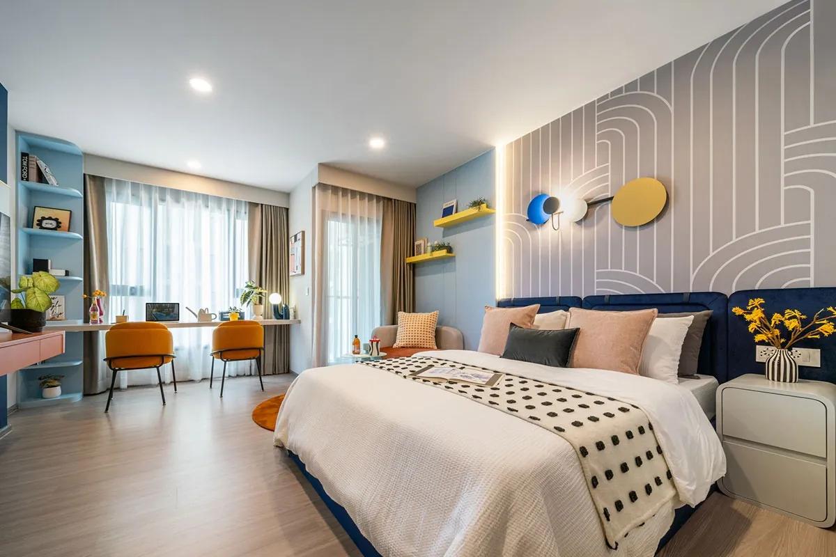 picture 26 sq m. Studio ready to move in! Fully furnished with free transfer fee at Aspire Sukhumvit-Rama 4 - 1/8