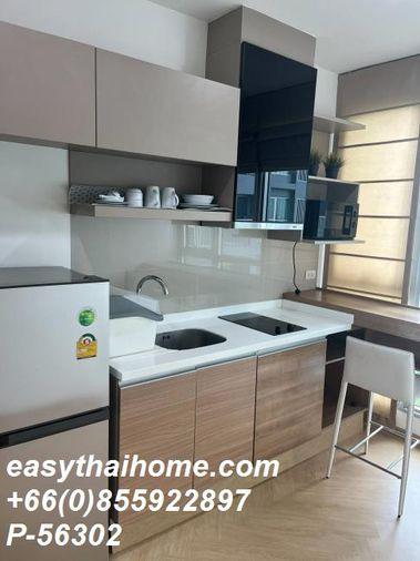 รูป P-56302 ให้เช่า  (ริทึ่ม สุขุมวิท 50) | 35 ตร.ม. | วิวเมือง | ชั้น 14 | เฟอร์นิเจอร์ครบ | พร้อมเข้าอยู่ 📞 Line ID: @easythaihome | 085-592-2897 - รูปที่ 7/10