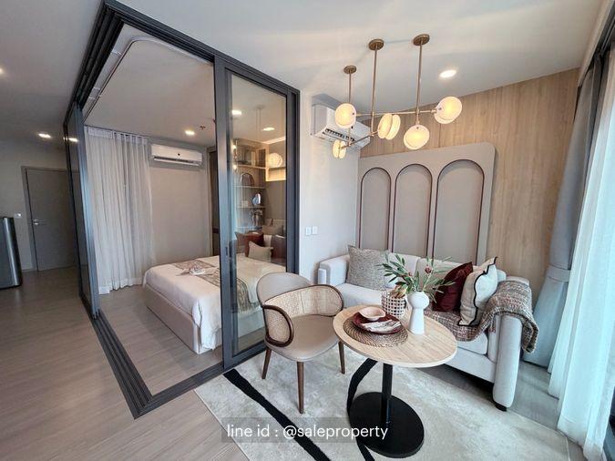 รูป Aspire Sukhumvit-Rama 4 34 ตร.ม. 1 ห้องนอน พร้อมอยู่ เฟอร์ครบ จบค่าใช้จ่ายด้วยฟรีค่าโอน - รูปที่ 6/6