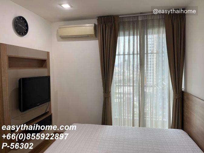 รูป P-56302 ให้เช่า (ริทึ่ม สุขุมวิท 50) | 35 ตร.ม. | วิวเมือง | ชั้น 14 | เฟอร์นิเจอร์ครบ | พร้อมเข้าอยู่ 📞 Line ID: @easythaihome | 085-592-2897 - รูปที่ 3/10