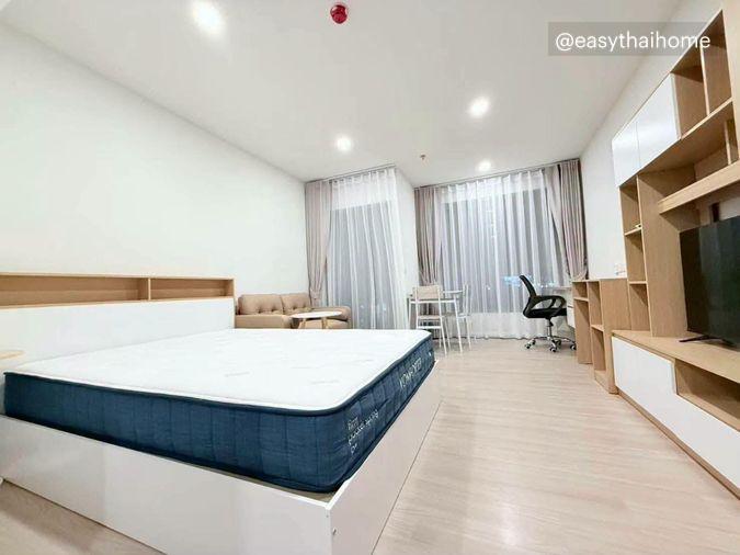 รูป P-56301 ให้เช่า แอสปาย สุขุมวิท - พระราม 4 | ห้องสตูดิโอ | วิวสระว่ายน้ำ | ชั้น 9 | พร้อมเข้าอยู่ 📞 Line ID: @easythaihome | 085-592-2897 - รูปที่ 1/15