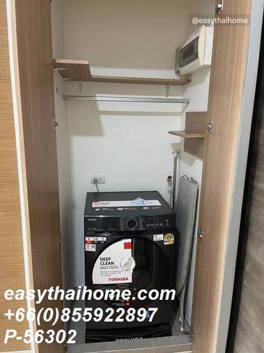 รูป P-56302 ให้เช่า (ริทึ่ม สุขุมวิท 50) | 35 ตร.ม. | วิวเมือง | ชั้น 14 | เฟอร์นิเจอร์ครบ | พร้อมเข้าอยู่ 📞 Line ID: @easythaihome | 085-592-2897 - รูปที่ 10/10