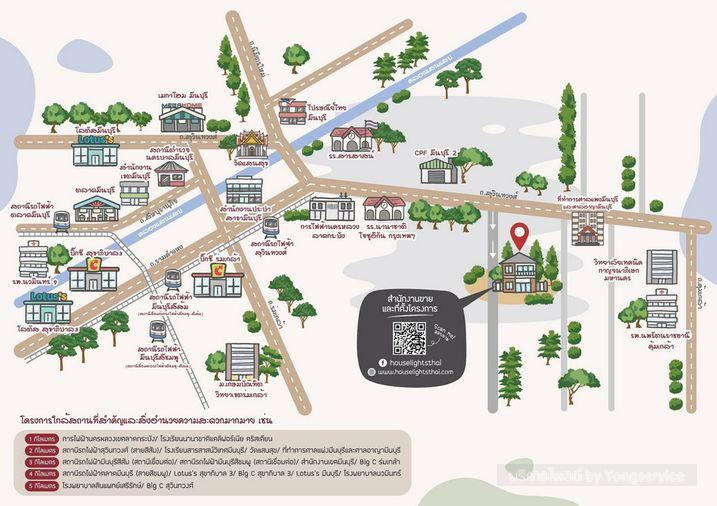 รูป Call : 095-935-1982 บ้านแสนรัก มีนบุรี บ้านเดี่ยวในราคาทาวน์โฮม แปลงพิเศษ เหลือเพียง 1 หลัง ราคา 3.69 ล้านบาท - รูปที่ 7/8
