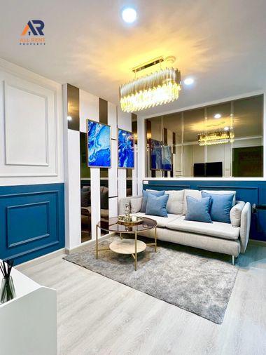 รูป 🔥 Lumpini Condo Town Bodindecha - Ramkhamhaeng | 1 Bedroom | 29 ตร.ม. | ชั้น 1 อาคาร D | 12,000 บาท/เดือน - รูปที่ 8/9
