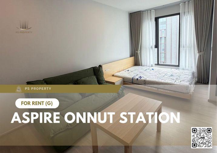 รูป ให้เช่า 🔥 Aspire Onnut Station 🔥 เฟอร์นิเจอร์ และ เครื่องใช้ไฟฟ้าครบ ใกล้ BTS อ่อนนุช - รูปที่ 1/8