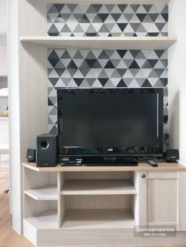 รูป ห้องสวยชั้นสูง ลมดีมาก! 1 Bed 29 ตร.ม. เฟอร์ครบ! 🧺 - รูปที่ 3/24