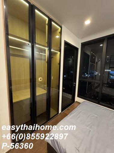 รูป P-56360 ให้เช่า  (ไอดีโอ คิว วิคตอรี่) | ห้องสตูดิโอ | วิวเมือง | ชั้น 35 | เฟอร์นิเจอร์ครบ | พร้อมเข้าอยู่ 📞 Line ID: @easythaihome | 085-592-2897 - รูปที่ 4/10