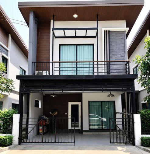 รูป ขาย Nature Trend Srinakarin บ้านแฝดสไตล์บ้านเดี่ยว หลังคาไม่ติดกัน | สภาพใหม่ | 3 ห้องนอน | 2.499 ล้านบาท - รูปที่ 1/16