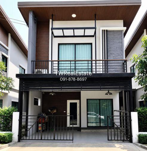รูป ขาย Nature Trend Srinakarin บ้านแฝดสไตล์บ้านเดี่ยว หลังคาไม่ติดกัน | สภาพใหม่ | 3 ห้องนอน | 2.499 ล้านบาท - รูปที่ 1/16