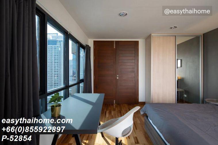 รูป P-52854 ให้เช่า (สาริน เพลส) | 2 ห้องนอน 2 ห้องน้ำ | 87 ตร.ม. | ชั้น 22 | วิวเมือง | เฟอร์ครบ | ที่จอดรถ 1 คัน 📞 Line: @easythaihome | 085-592-2897 - รูปที่ 8/22