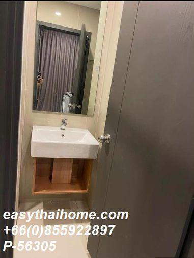 รูป P-56305 ให้เช่า  (เอลลิโอ เดล เนสท์ อุดมสุข) | ห้องสตูดิโอ | วิวเมือง  | เฟอร์นิเจอร์ครบ | พร้อมเข้าอยู่ 📞 Line ID: @easythaihome | 085-592-2897 - รูปที่ 8/15