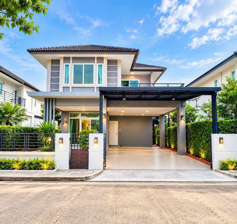 picture Detached house for rent, move in Ready, Country Home Lake and Park, Sriracha, Chonburi. - 1/16