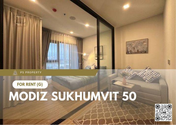 รูป ให้เช่า ✨ MODIZ Sukhumvit 50 ✨ เฟอร์นิเจอร์ เครื่องใช้ไฟฟ้าครบ ใกล้ BTS อ่อนนุช - รูปที่ 1/10
