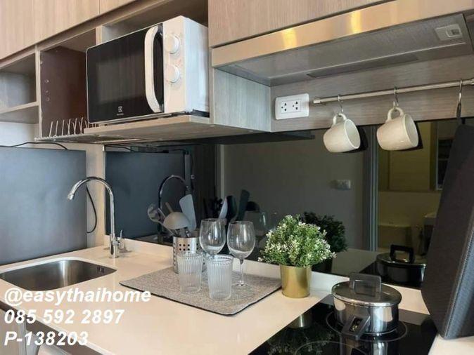 รูป P-138203 🔥 ให้เช่าคอนโด Knightsbridge Prime Onnut ชั้น 20 วิวเมือง เฟอร์ครบ เครื่องใช้ไฟฟ้าครบ พร้อมอยู่ Line ID: @easythaihome 085-592-2897 - รูปที่ 7/14