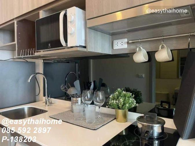 รูป P-138203 🔥 ให้เช่าคอนโด Knightsbridge Prime Onnut ชั้น 20 วิวเมือง เฟอร์ครบ เครื่องใช้ไฟฟ้าครบ พร้อมอยู่ Line ID: @easythaihome 085-592-2897 - รูปที่ 7/14