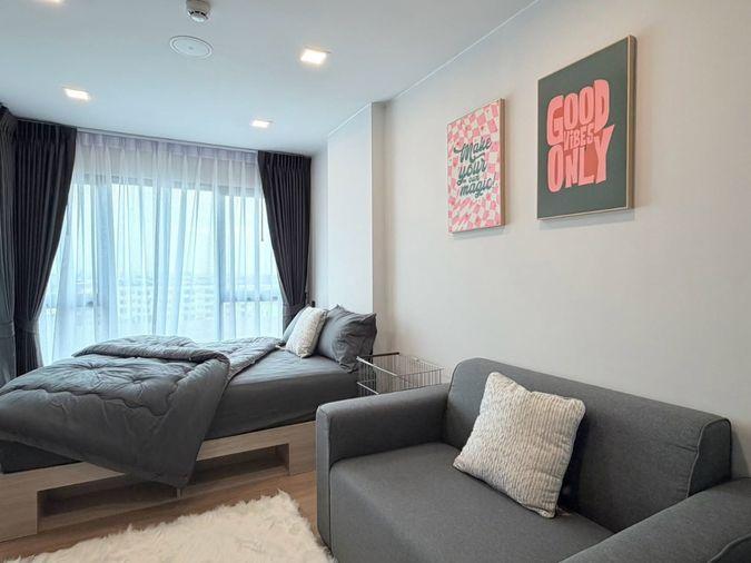 รูป 🏡 ให้เช่า Atmoz Flow Minburi | ห้องตกแต่งสวยงาม ถ่ายจากห้องจริง📸 ✨ ผู้เช่าได้เข้าอยู่เป็นท่านแรก - รูปที่ 5/14