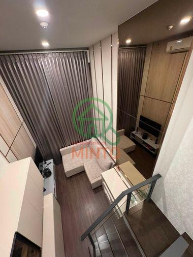 รูป 🚇 ปล่อยเช่า Knightsbridge Space Rama 9 ห้องหรูดีไซน์ Duo Space เพดานสูง 4.2 เมตร สเปกแรร์ 2 นอนใหญ่ แอร์ 3 ตัววิวมุมสูงสวยสับ! 🏙️ - รูปที่ 11/14