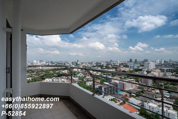 รูป P-52854 ให้เช่า (สาริน เพลส) | 2 ห้องนอน 2 ห้องน้ำ | 87 ตร.ม. | ชั้น 22 | วิวเมือง | เฟอร์ครบ | ที่จอดรถ 1 คัน 📞 Line: @easythaihome | 085-592-2897 - รูปที่ 21/22